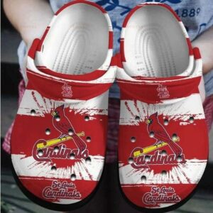 Water-proof St Louis Cardinals Red Clogs Gift for Men Women