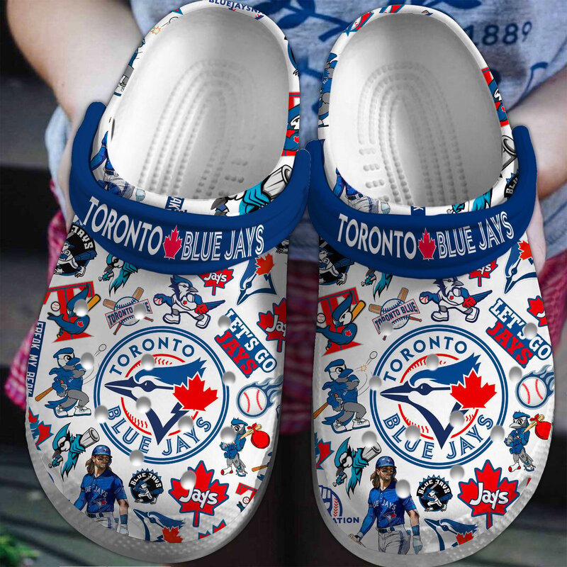 New And Rare Toronto Blue Jays White Clogs Gift for Men Women New And Rare Toronto Blue Jays White Clogs Gift for Men Women
