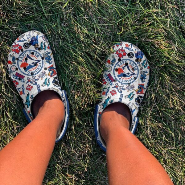 New And Rare Toronto Blue Jays White Clogs Gift for Men Women