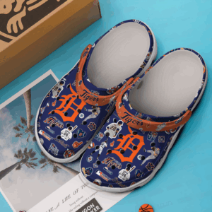 Special And 3d Printed Detroit Tigers Purple Clogs Gift for Men Women