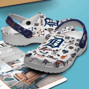 Water-proof And Water-Resistant Detroit Tigers White Clogs Gift for Men Women 3