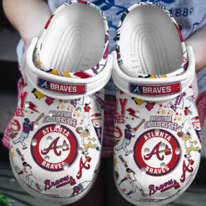 Non-slip Atlanta Braves Clogs Gift for Men Women