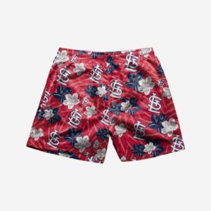 St Louis Cardinals Hibiscus Swimming Trunks: Official MLB Merchandise