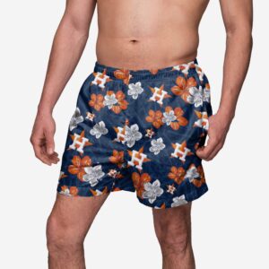 Official Houston Astros Hibiscus Swim Trunks - Perfect for Fans!