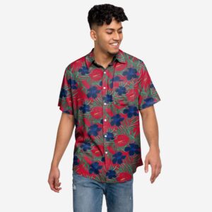 St Louis Cardinals Hibiscus Button Up Shirt - Official MLB Merchandise