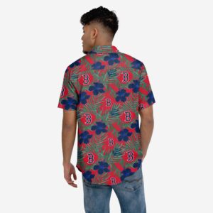 Boston Red Sox Hibiscus Button Up Shirt – Official MLB Apparel for Fans