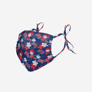 Official Boston Red Sox Hibiscus Tie-Back Face Cover - Stay Stylish & Safe!