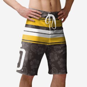 San Diego Padres Hibiscus Boardshorts - Stylish Beachwear for Padres Fans