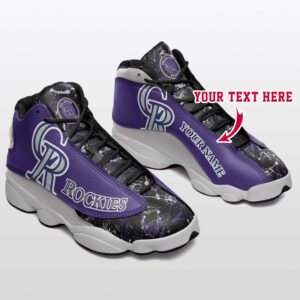 Personalized MLB Colorado Rockies Air Jordan 13 Shoes - Unisex Gift