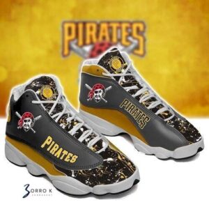 MLB Pittsburgh Pirates Air Jordan 13 Shoes V2 - Unisex Shoes Gift - Official MLB Merchandise