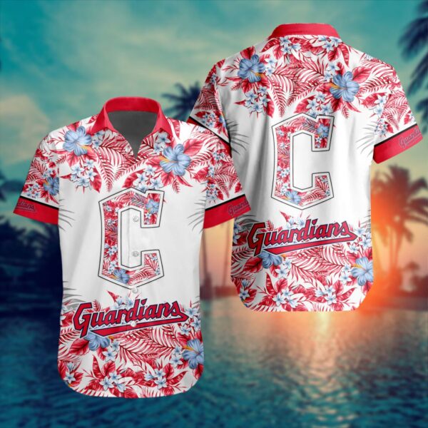 MLB Cleveland Guardians Hawaiian Button Shirt – Special Design ST2401