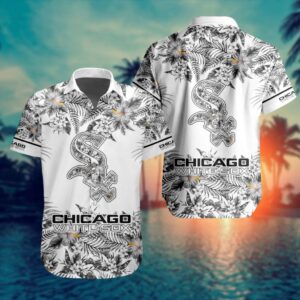 MLB Chicago White Sox Hawaiian Button Shirt ST2401 - Special Design & Style