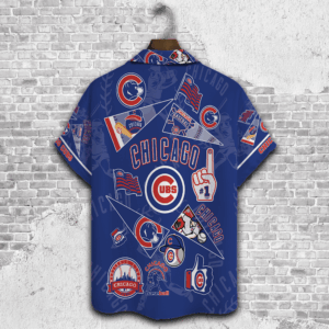 Chicago Cubs 2023 3D Print Hawaiian Shirt: Unique Gift for Men & Dad – V1