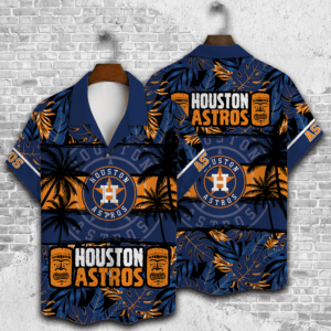 Houston Astros Palm Tree Hawaiian Shirt - Perfect Gift for Men Dad Father