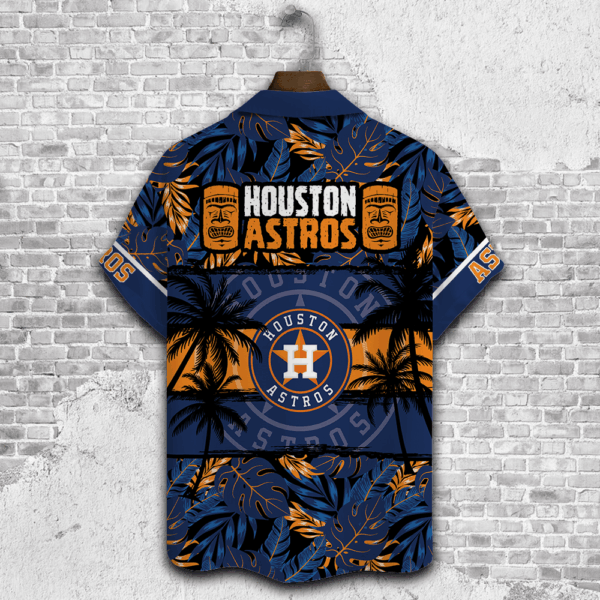 Houston Astros Palm Tree Hawaiian Shirt – Perfect Gift for Men Dad Father