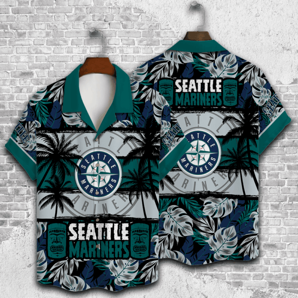 Seattle Mariners Palm Tree Hawaiian Shirt – Perfect Gift for Men & Dad – V28