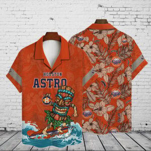 Unique Houston Astros 2023 AOP 3D Button Hawaiian Shirt - Perfect Gift for Men Dad and Father V18
