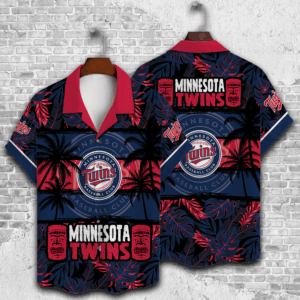 Minnesota Twins Palm Tree Hawaiian Shirt - Perfect Gift for Men and Fathers!