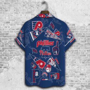 Philadelphia Phillies 2023 3D Print Hawaiian Shirt – Perfect Gift for Men & Dad