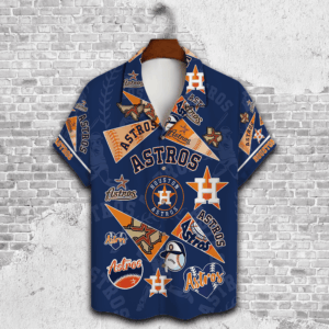 2023 Houston Astros 3D Print Hawaiian Shirt – Perfect Gift for Men Dad Father
