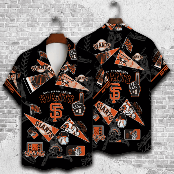 San Francisco Giants 2023 3D Print Hawaiian Shirt – Perfect Dad Gift