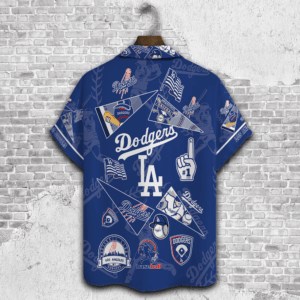 Los Angeles Dodgers 2023 3D Print Hawaiian Shirt for Men – Perfect Father s Day Gift
