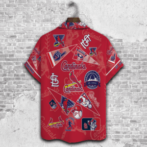 St Louis Cardinals 2023 3D Print Hawaiian Shirt - Perfect Gift for Men Dad Father V1 3