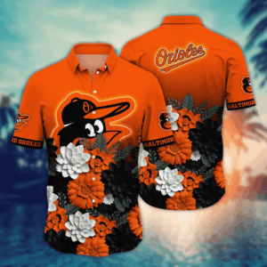 Baltimore Orioles 3D Button Hawaii Shirt – Perfect Gift for Men – Summer Football Shirt for Fans