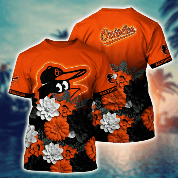 Baltimore Orioles 3D Button Hawaii Shirt – Perfect Gift for Men – Summer Football Shirt for Fans