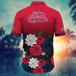 St Louis Cardinals 3D Button Hawaii Shirt – Perfect Gift for Men & Fans!