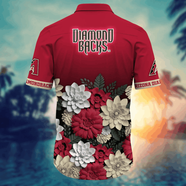 Arizona Diamondbacks 3D Flower Button Shirt: Perfect Gift for Men & Fans