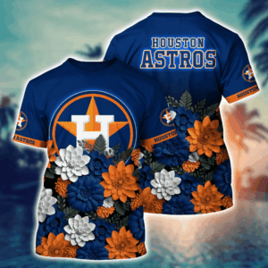 Houston Astros 3D Button Hawaii Shirt: Perfect Gift for Men & Fans with Summer Football Shirts 3