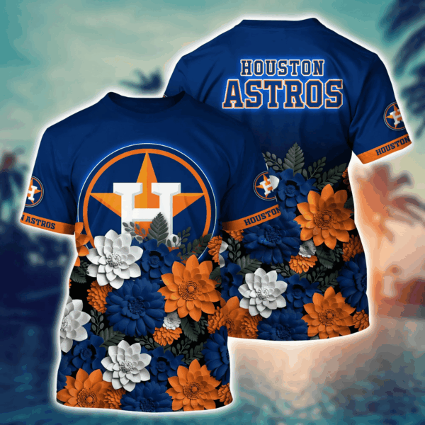 Houston Astros 3D Button Hawaii Shirt: Perfect Gift for Men & Fans with Summer Football Shirts