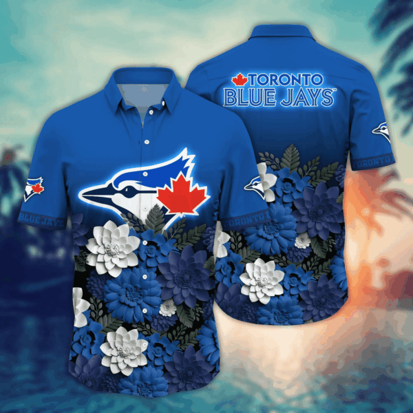 Toronto Blue Jays 3D Button Shirt: Perfect Gift for Men & Fans Summer Football Shirts
