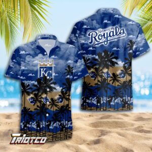Kansas City Royals Hawaiian Shirt for Men – 3D Button Design Perfect Gift for Dad Trending Summer Style