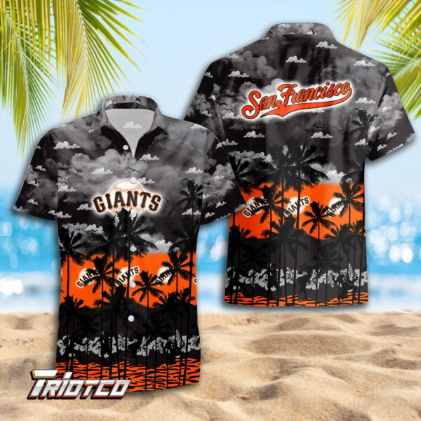 San Francisco Giants 3D Button Hawaiian Shirt – Perfect Summer Gift for Men and Dad