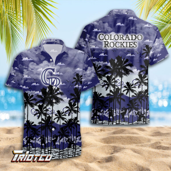Colorado Rockies Hawaiian Shirt: Unique 3D Button Gift for Trending Summer Style Men