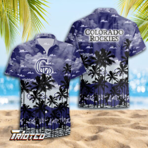 Colorado Rockies Hawaiian Shirt: Unique 3D Button Gift for Trending Summer Style Men