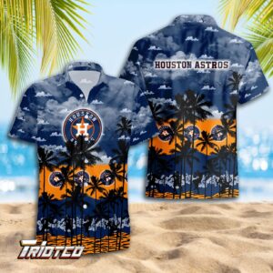 Trending Houston Astros 3D Button Hawaiian Shirt Gift for Men – Perfect Summer Gift for Dad!