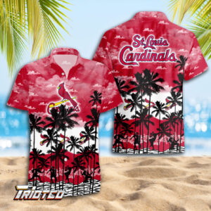 St Louis Cardinals 3D Button Hawaiian Shirt – Perfect Gift for Men Dad Father – Trending Summer Style