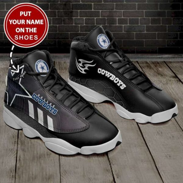 Custom Dallas Cowboys NFL Jordan 13 Sneakers for Men & Women Personalized Sport Shoes