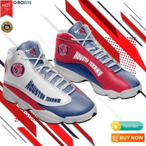Official Houston Texans Jordan 13 Team Sneakers for Men and Women