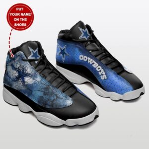 Custom Dallas Cowboys Jordan 13 Sneakers for Men & Women Personalized Sport Shoes