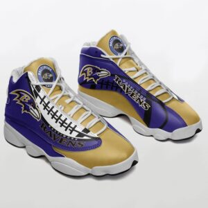 Baltimore Ravens Jordan 13 Shoes: Stylish Gift Sneakers for Men and Women