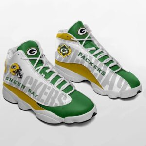 Official Green Bay Packers Jordan 13 Shoes – Men s Women s NFL Football Team Gear