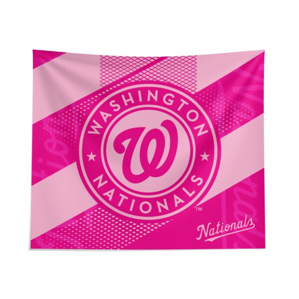 Washington Nationals Pink Motion Tapestry – Official MLB Team Merchandise