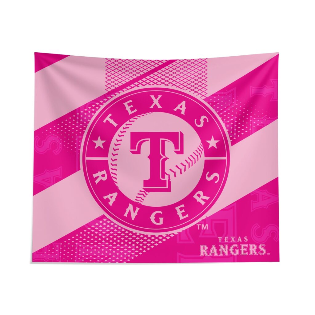 Texas Rangers Pink Motion Tapestry – Official MLB Merchandise