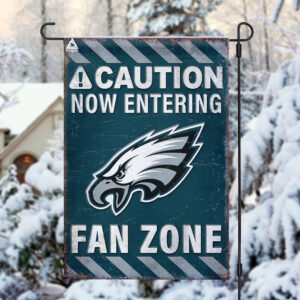 Philadelphia Eagles Fan Zone Flag, NFL Welcome Sport Flag - House Garden Decor Gift