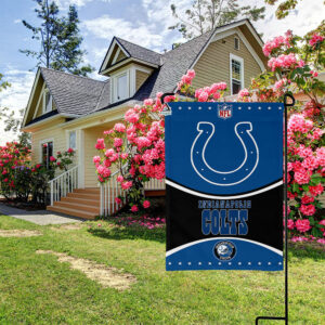 Indianapolis Colts Football Team Flag, NFL Premium Two-sided Vertical Flag - House Garden Decor Gift 3