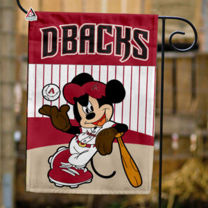 Arizona Diamondbacks Mickey Baseball Flag MLB Premium Flag